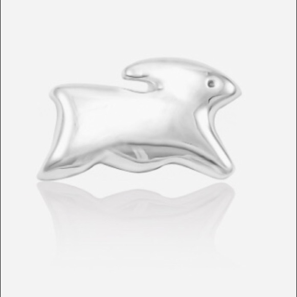 Mignon Faget rabbit pendant -sterling silver